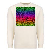 Sandshell colorful leopard seamless pattern Premium Sweatshirt - BundleAndBundleShop