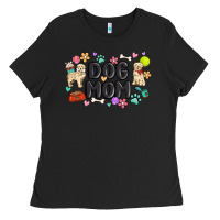 Black dog mom Ladies Tee - MaliasSmallBusiness