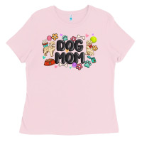 Bubblegum Pink dog mom Ladies Tee - MaliasSmallBusiness