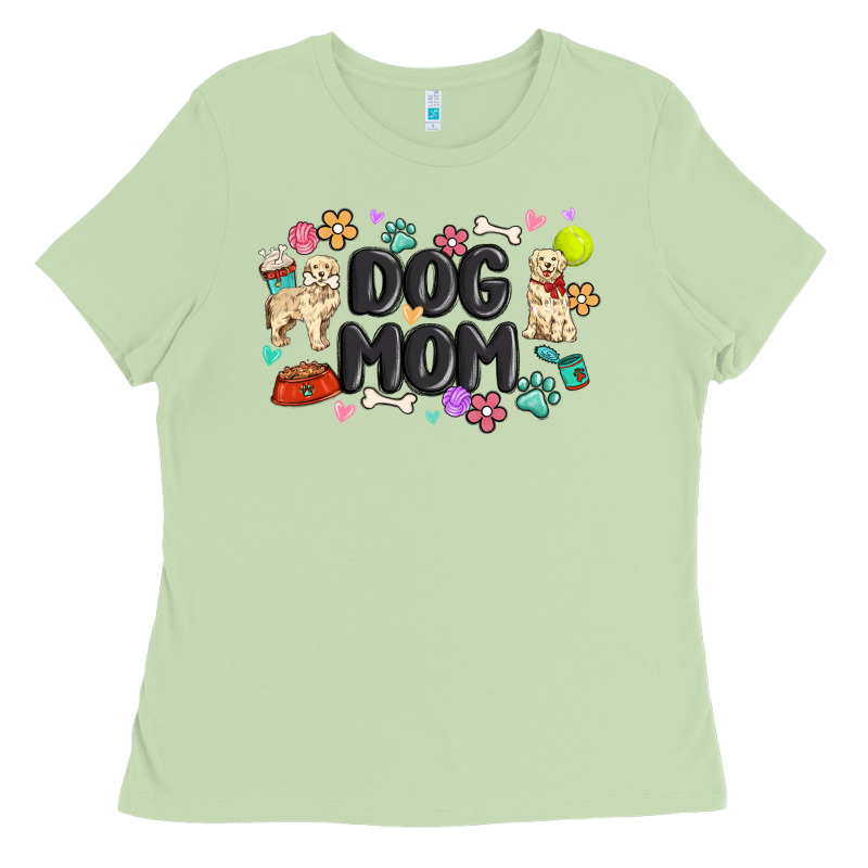 Dog Mom Ladies Tee by MaliasSmallBusiness | Teevron