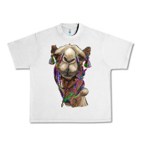 Lunar Rock tie dye camel Urban Heavy Tee - BarkalooDesign