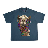 Midnight Navy tie dye camel Urban Heavy Tee - BarkalooDesign