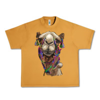Peanut Butter tie dye camel Urban Heavy Tee - BarkalooDesign