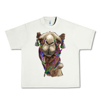 Pistachio tie dye camel Urban Heavy Tee - BarkalooDesign