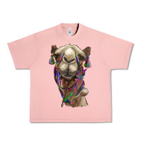 Salmon tie dye camel Urban Heavy Tee - BarkalooDesign