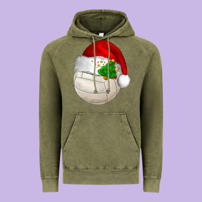 Christmas Sports Vintage Hoodie Designed By Barkaloodesign