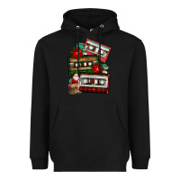 Black christmas cassette gemstone Heavyweight Hoodie - FaDigitalArtStudio
