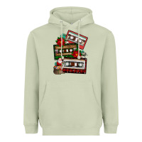 Matcha christmas cassette gemstone Heavyweight Hoodie - FaDigitalArtStudio