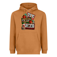 Meerkat christmas cassette gemstone Heavyweight Hoodie - FaDigitalArtStudio