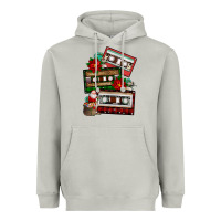 Christmas Cassette Gemstone Heavyweight Hoodie | Teevron