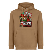 Toasted Coconut christmas cassette gemstone Heavyweight Hoodie - FaDigitalArtStudio