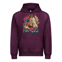 Mauve Wine free spirit appaloosa horse Urban Hoodie - LillyAllenDesigns