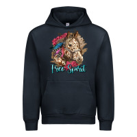 Navy free spirit appaloosa horse Urban Hoodie - LillyAllenDesigns