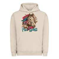 Pigment French Oak free spirit appaloosa horse Urban Hoodie - LillyAllenDesigns