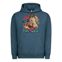 Pigment Midnight Navy free spirit appaloosa horse Urban Hoodie - LillyAllenDesigns