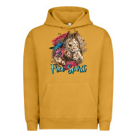 Pigment Peanut Butter free spirit appaloosa horse Urban Hoodie - LillyAllenDesigns