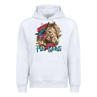 White free spirit appaloosa horse Urban Hoodie - LillyAllenDesigns