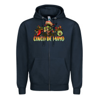 Navy My first cinco de mayo Zipper Hoodie - FaDigitalArtStudio