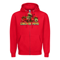 Red My first cinco de mayo Zipper Hoodie - FaDigitalArtStudio