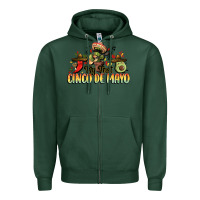 Sports Green My first cinco de mayo Zipper Hoodie - FaDigitalArtStudio