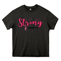 Asphalt strong joshua 1 9 Heavy Core Tee - MaliasSmallBusiness