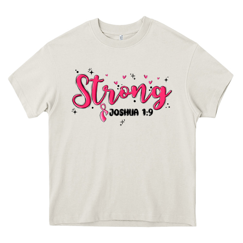 Strong Joshua 1 9 Heavy Core Tee by MaliasSmallBusiness | Teevron