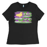 Mardi Gras Duck Call Flag Ladies Tee | Teevron