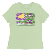 Matcha mardi gras duck call flag Ladies Tee - MaliasSmallBusiness