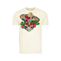 Vintage Arctic mexican skull sombrero roses cactus serape Vintage Tee - Artiststas