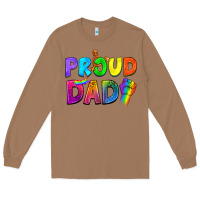 Toasted Coconut Proud Dad Long Sleeve Tee - NancyCooperArtShop