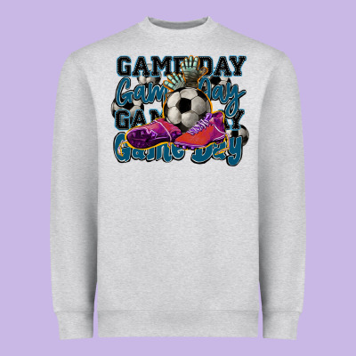 Game Day Soccer Heavyweight Sweatshirt Designed By Howdyjamesfarm
