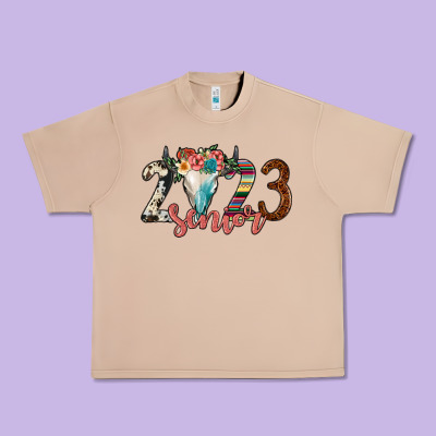 2023 Senior Bull Skull Urban Heavy Tee Designed By Jahusdesignshop