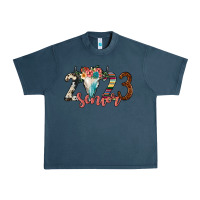 Midnight Navy 2023 senior bull skull Urban Heavy Tee - JahusDesignShop