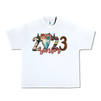 White 2023 senior bull skull Urban Heavy Tee - JahusDesignShop