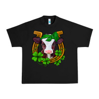 Black lucky horseshoe 4 leaf clover baby calf Urban Heavy Tee - Jasminsmagicworld