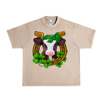 French Oak lucky horseshoe 4 leaf clover baby calf Urban Heavy Tee - Jasminsmagicworld
