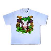 Grape Ice lucky horseshoe 4 leaf clover baby calf Urban Heavy Tee - Jasminsmagicworld