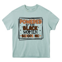 Arona powered by the black women before me Heavy Core Tee - MaliasSmallBusiness