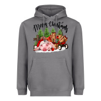 Storm merry christmas pig Heavyweight Hoodie - FaDigitalArtStudio