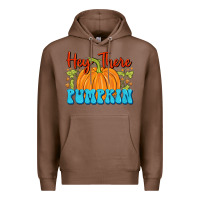 Chestnut Hey There Pumpkin Premium Hoodie - FaDigitalArtStudio