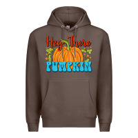 Coffee Hey There Pumpkin Premium Hoodie - FaDigitalArtStudio