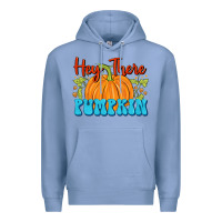 Colony Blue Hey There Pumpkin Premium Hoodie - FaDigitalArtStudio