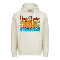 Oatmeal Heather Hey There Pumpkin Premium Hoodie - FaDigitalArtStudio