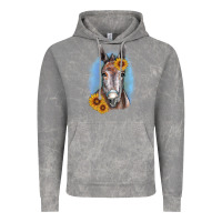 Cloud Rock Sunflower Donkey Vintage Hoodie - RanaPortraitStore