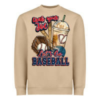 Mushroom Grab your joe lets go baseball Heavyweight Sweatshirt - HowdyJamesFarm