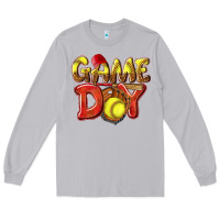 Moon Dust Game Day Softball Long Sleeve Tee - NancyCooperArtShop