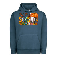 Pigment Midnight Navy tis the season baseball Urban Hoodie - RacoonDesign