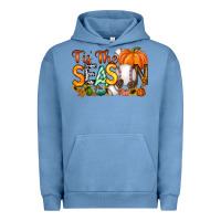 Pigment Pebble Blue tis the season baseball Urban Hoodie - RacoonDesign