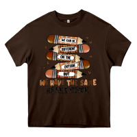Chocolate Brown we have the same heart inside Heavy Core Tee - MaliasSmallBusiness