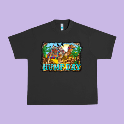 Hump Day Camel And Desert Urban Heavy Tee Designed By Barkaloodesign